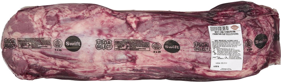 USDA Select Whole Beef Loin Tenderloin, 5 - 9 lbs.